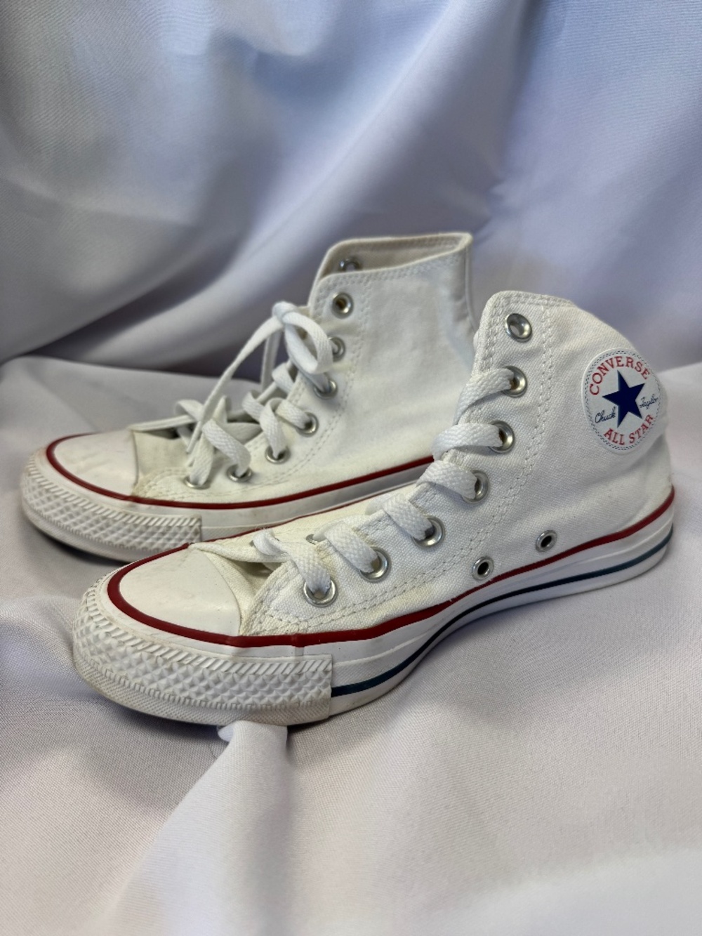 Converse Women's All Star High Top Sneakers White Size 5.5